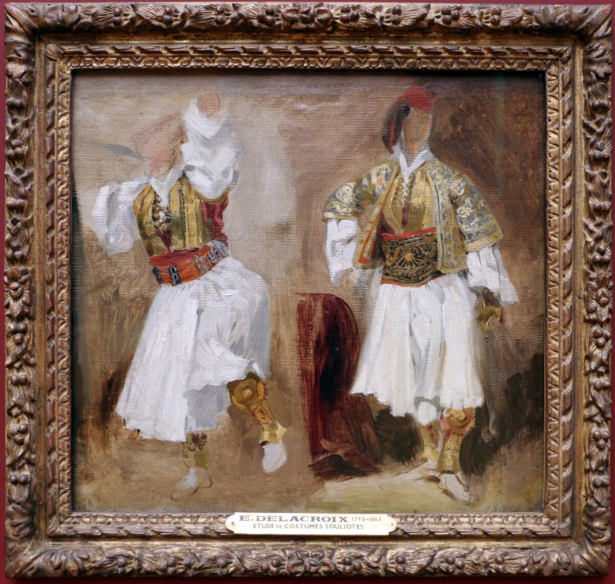 Eugène Delacroix, Σπουδή για τις Σουλιώτικες Φορεσιές (1824-1825)